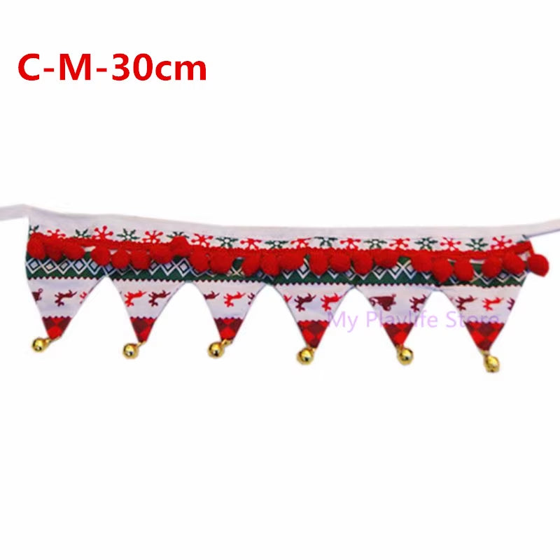 Christmas Dog Cat Plush Scarf Bib Decor Adjustable Collars Pet Dogs Neckerchief Saliva Towel Necklace Grooming Accessories C42