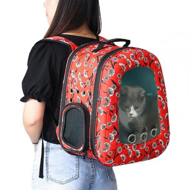 Wearable Good Air Permeability Pet Carrying Hiking Traveling Backpack for Outdoor