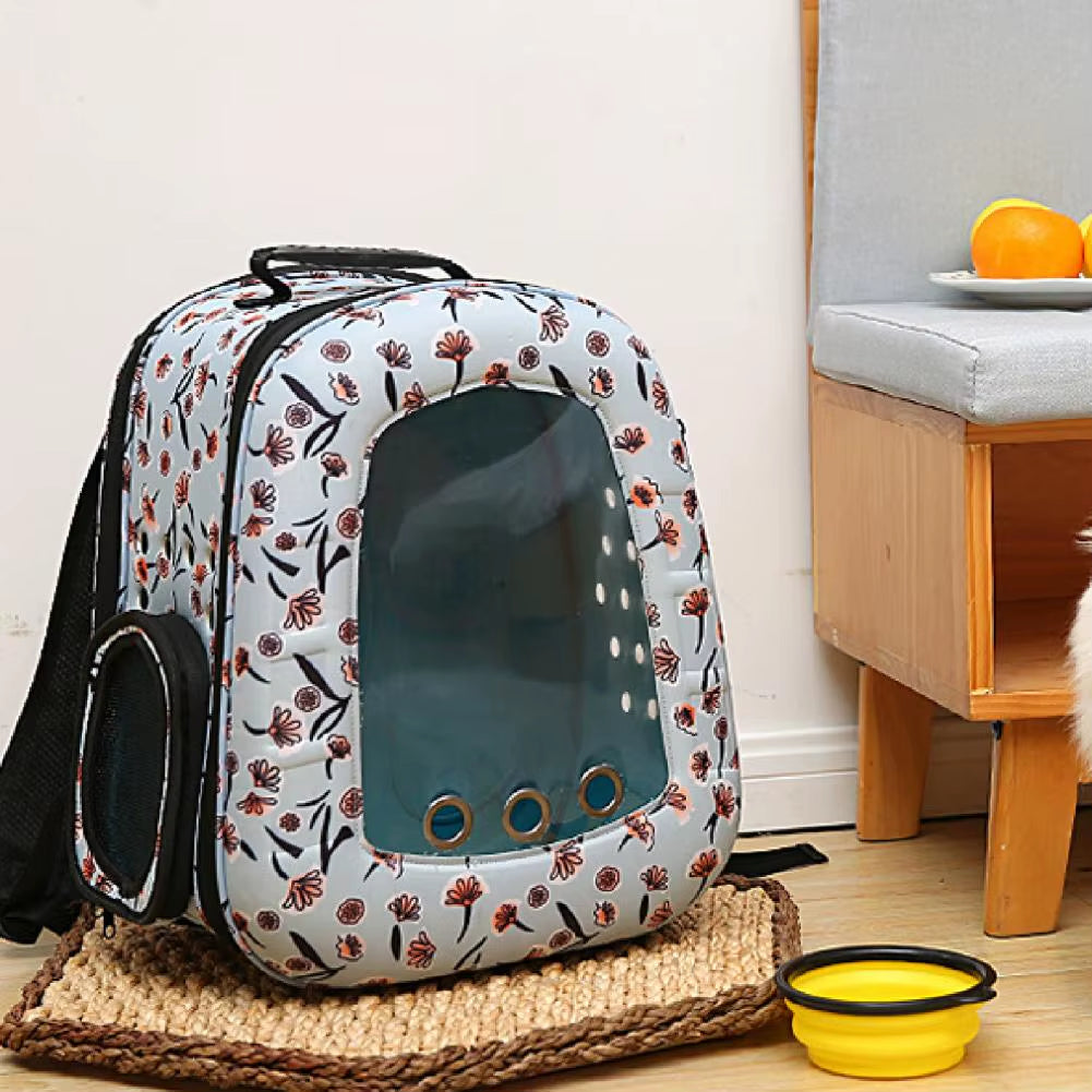 Wearable Good Air Permeability Pet Carrying Hiking Traveling Backpack for Outdoor