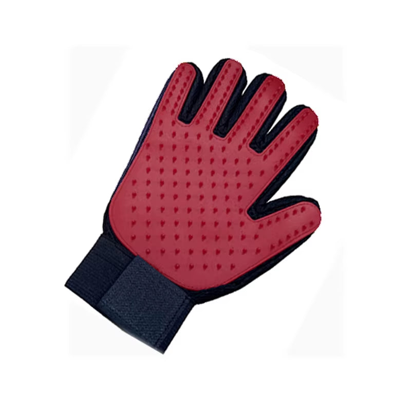 Dog Cat Pet Combs Grooming Deshedding Brush Gloves Effective Cleaning Back Massage Animal Bathing Hair Removal