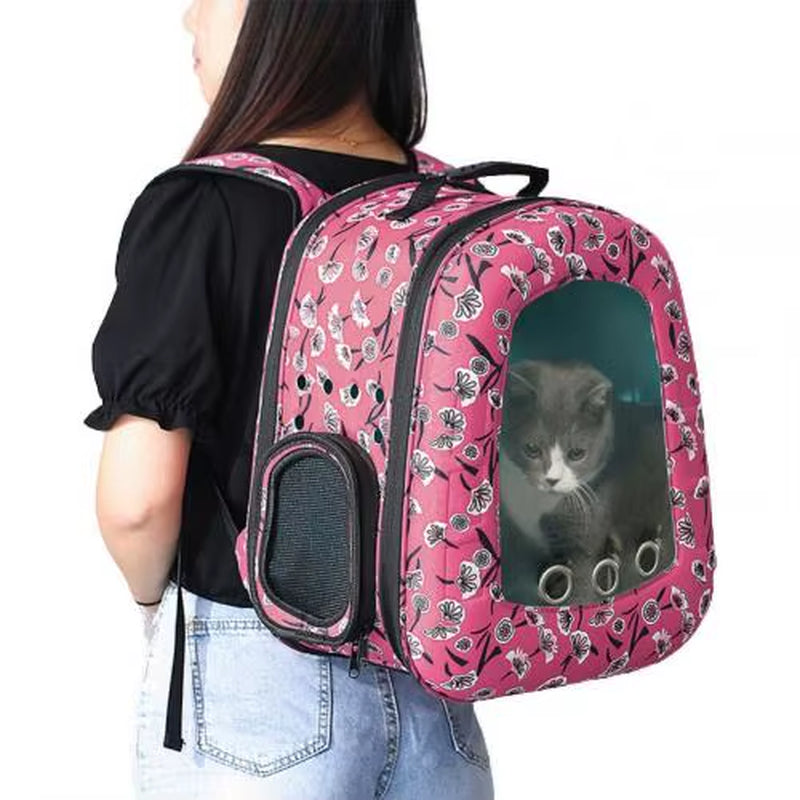 Wearable Good Air Permeability Pet Carrying Hiking Traveling Backpack for Outdoor