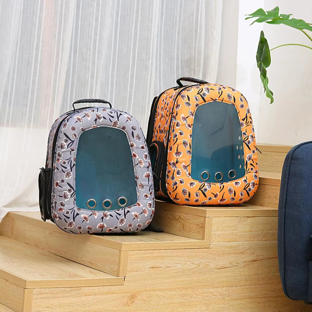 Wearable Good Air Permeability Pet Carrying Hiking Traveling Backpack for Outdoor