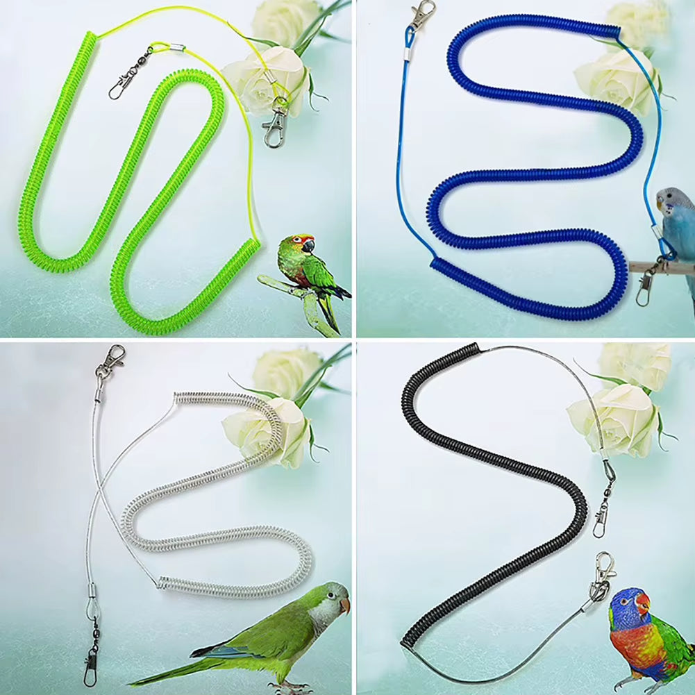 Parrot Bird Leash Flying Training Rope Straps Parrot Cockatiels Starling Budgie Training Rope Bird Supplies